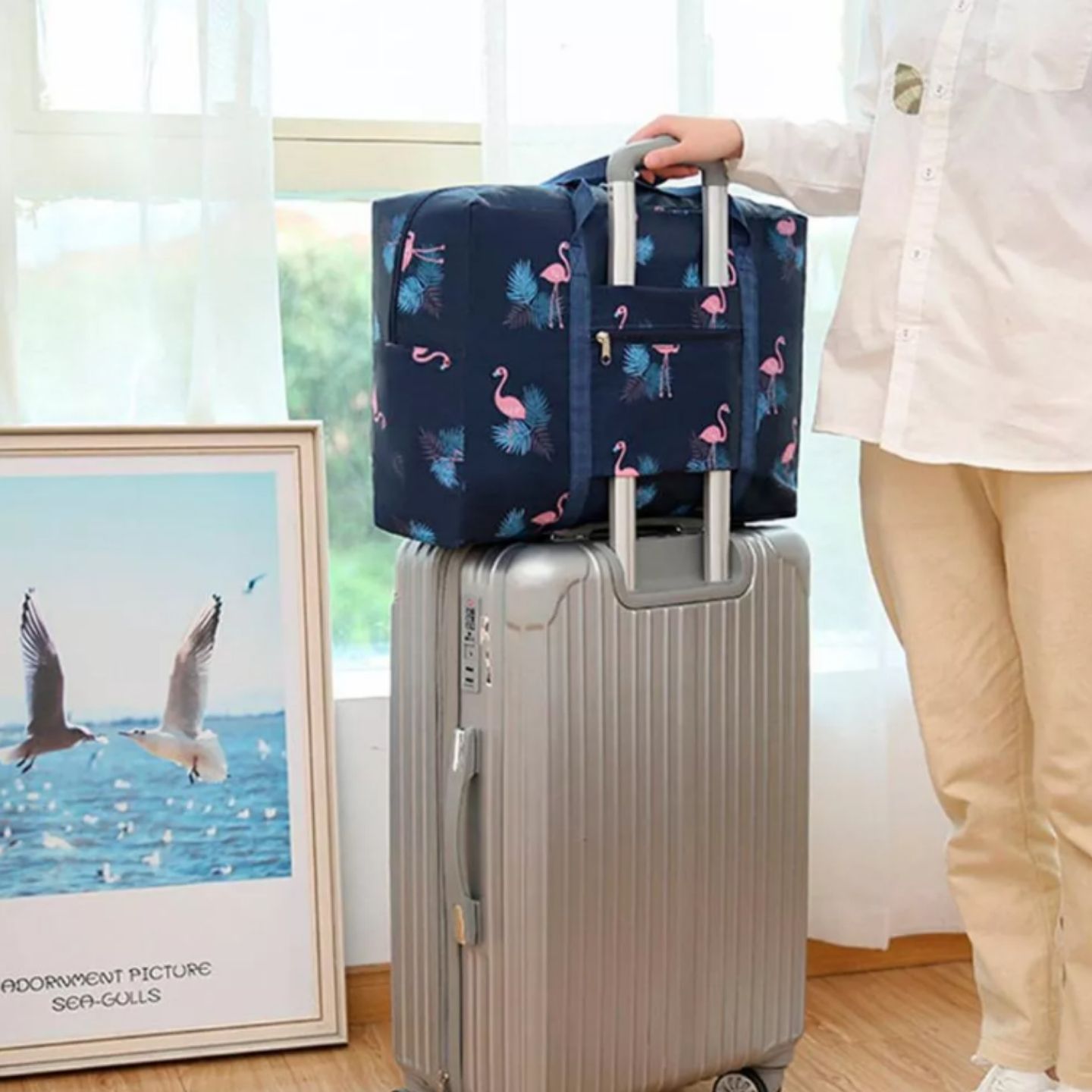 Bolsa de Viagem Dobrável de Grande Capacidade Resistente